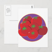 Tomato Graphic Postkarte (Vorne/Hinten)