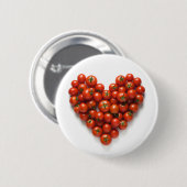 Tomato Heart Button (Vorne & Hinten)