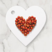 Tomato Heart Geschenkanhänger (Vorderseite)