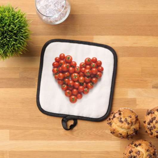 Tomato Heart Topflappen (Oben Unten)