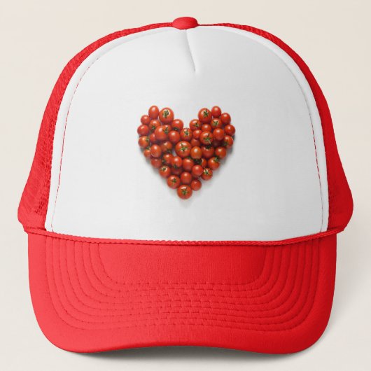 Tomato Heart Truckerkappe (Vorderseite)