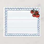 Tomato Italian bridal shower recipe card (Rückseite)