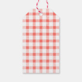 Tomato-Ketchup-Etikett mit roter Tomate Geschenkanhänger (Rückseite)