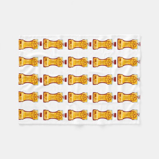 Tomato Ketchup Fleecedecke (Vorderseite (Horizontal))