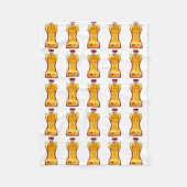 Tomato Ketchup Fleecedecke (Vorderseite)