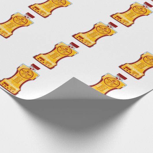 Tomato Ketchup Geschenkpapier (Ecke)