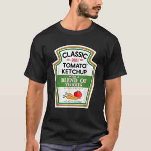 Tomato Ketchup mit einer Mischung aus Veggies DIY T-Shirt