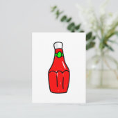 Tomato Ketchup Postkarte (Stehend Vorderseite)