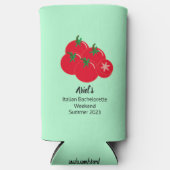 Tomato & Mint Summer Bachelorette Wedding Weekend Selters Dosenkühler (Vorderseite)