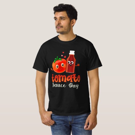 Tomato Passata Ansammlung Tomato Sauce Day S T-Shirt (Vorne ganz)