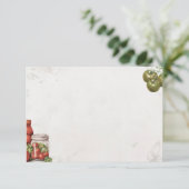 Tomato Paste Basic Blank Recicard Begleitkarte (Stehend Vorderseite)