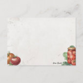 Tomato Paste Basic Blank Recicard Begleitkarte (Rückseite)