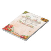 Tomato Paste Blank Notepad Notizblock (Rotiert)