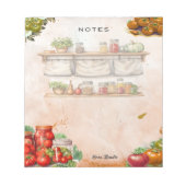 Tomato Paste Blank Notepad Notizblock (Vorderseite)