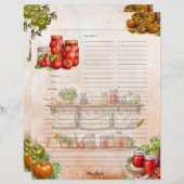 Tomato Paste Full Page Rezept (Vorne/Hinten)