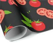 Tomato Pattern Fun Juicy Tomaten Geschenkpapier (Rolleneckpunkt)