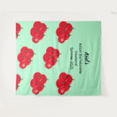 Tomato Pattern Junggeselinnen-Abschied Hochzeitsta Wandteppich (Vorderseite (Horizontal))