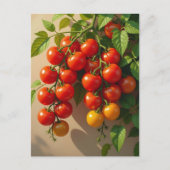 Tomato Pflanze Garening ThemenSummer Vibes Postkarte (Vorderseite)