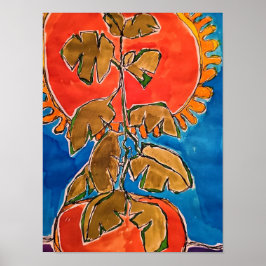Tomato-Pflanze, Kunstdrucken Poster