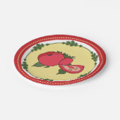 Tomato Picnic Plate Pappteller (Schrägansicht)