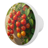 Tomato Plant Gardening Themed Summer Vibes Keramikknauf (Rechts)