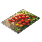 Tomato Plant Gardening Themed Summer Vibes Notizblock (Linke Seite)
