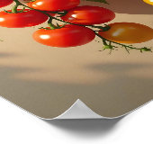 Tomato Plant Gardening Themed Summer Vibes Poster (Ecke)