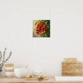 Tomato Plant Gardening Themed Summer Vibes Poster (Küche)