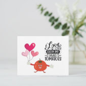 Tomato Postcard Feiertagspostkarte (Stehend Vorderseite)