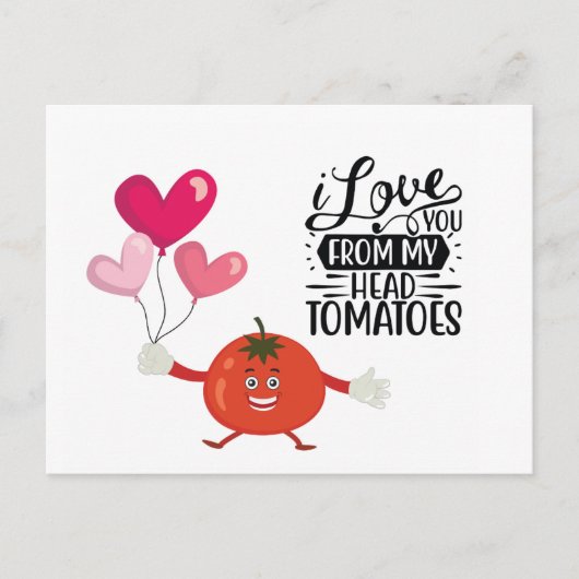 Tomato Postcard Feiertagspostkarte (Vorderseite)