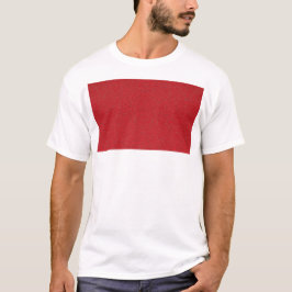 Tomato Red Chest Block T-Shirt - Anpassbar