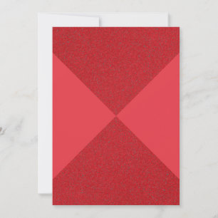 Tomato Red Cross Diamond Card - Anpassbar Save The Date