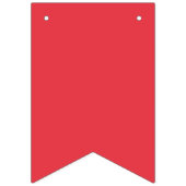 Tomato Red Custom Bunting Banner (Zweite Fahne)