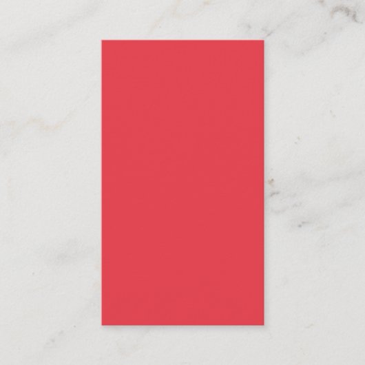 Tomato Red Custom Business Card - Anpassbar Visitenkarte (Vorderseite)