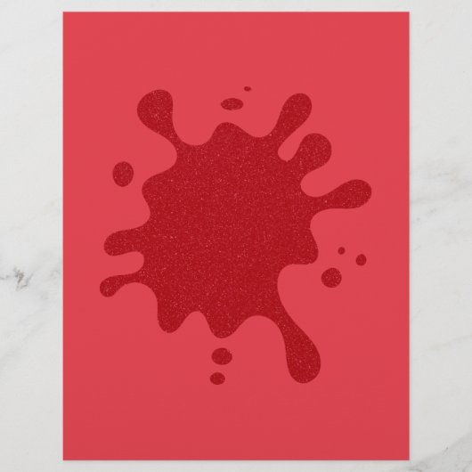 Tomato Red Customizable Spritzer Flyer (Vorne)