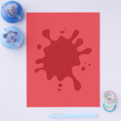 Tomato Red Customizable Spritzer Flyer (Einzeln)