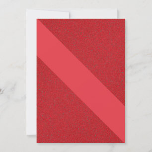 Tomato Red Diagonal Stripe Card - Anpassbar Save The Date