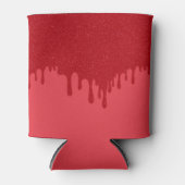 Tomato Red Drip Can Cooler – Customizable Dosenkühler (Vorderseite)