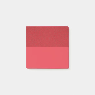 Tomato Red Dual Texture Post-It Notes - Anpassen Klebezettel