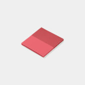 Tomato Red Dual Texture Post-It Notes - Anpassen Klebezettel (angewinkelt)