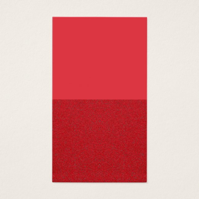 Tomato Red Dual Texture Visitenkarte - Anpassen (Vorderseite)
