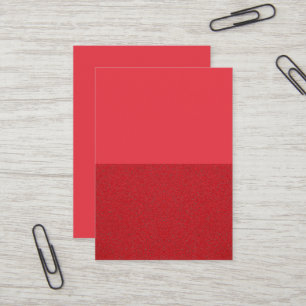 Tomato Red Dual-Tone Custom Business Card Visitenkarte
