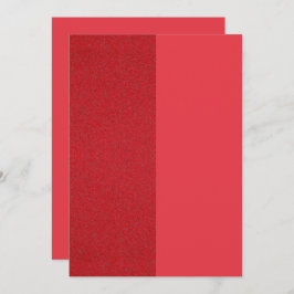 Tomato Red Duo Flachkarte - Individuelles Design Save The Date