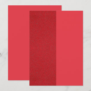 Tomato Red Duo Flachkarte - Individuelles Design Save The Date