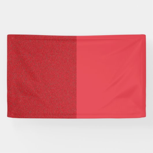 Tomato Red Duo Textur Custom Banner (Horizontal)