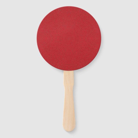 Tomato Red Duo Textur Custom Hand Fan Set Fächer (Vorderseite)