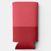 Tomato Red Duo-Tone Customizable Can Cooler Selters Dosenkühler (Rückseite)