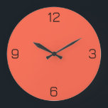 Tomato Red FF6347 Farbe mit der Option Name hinzuf Große Wanduhr<br><div class="desc">Fügen Sie einen Namen, Initialen oder Text hinzu, oder behielt Sie die Farbe alleine. Farbkoordinaten mit anderen Elementen des Ladens basierend auf dem Namen und dem HEX-Code (sechsstellige Hex-Triole). Verwenden Sie diesen Code, um andere Elemente zu mischen, zu ergänzen und anzupassen, um diese zu ergänzen oder um anderen Auflistungen hinzuzufügen....</div>