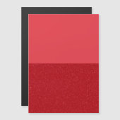 Tomato Red Glitzer Bottom Magnet - Anpassbar (Vorne/Hinten)