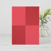 Tomato Red Grid Card - Modernes, individuelles Des Save The Date (Stehend Vorderseite)